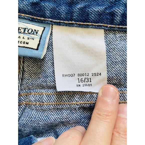 Vintage Pendleton Women's 16 100% Cotton Mom Jeans High Rise Made in Canada - Picture 6 of 11